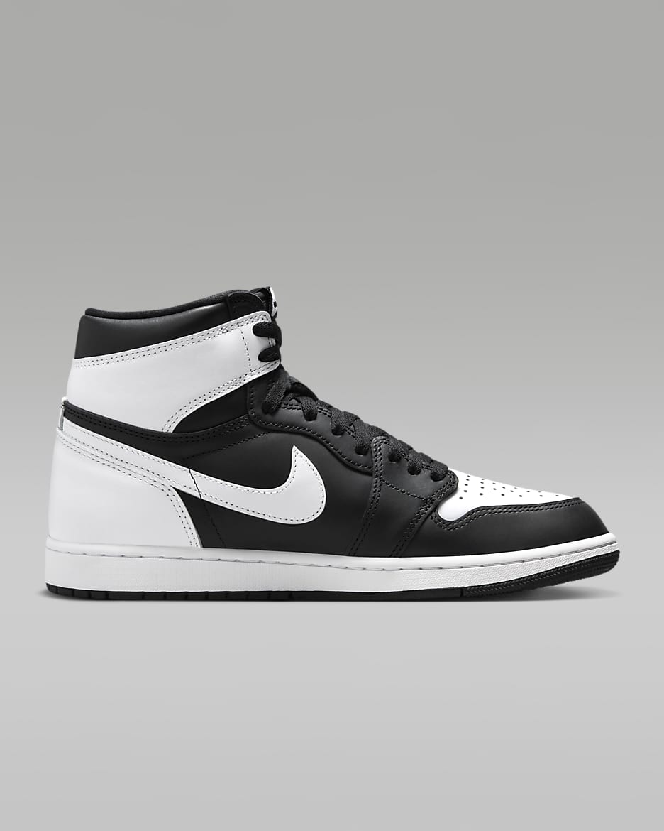 Nike air jordan 1 retro high og 'black/white' top